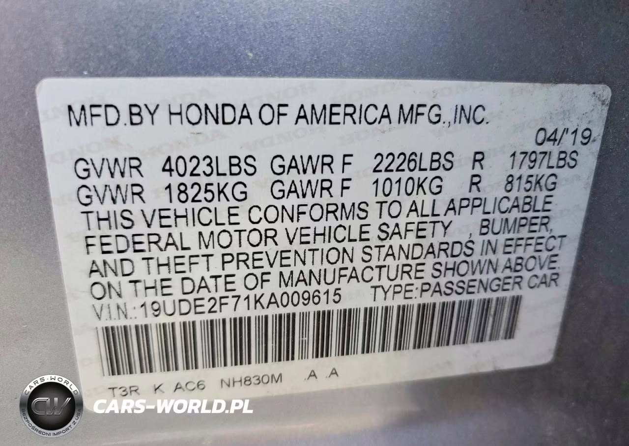 2019 Acura Ilx VIN:19UDE2F71KA009615 - 12