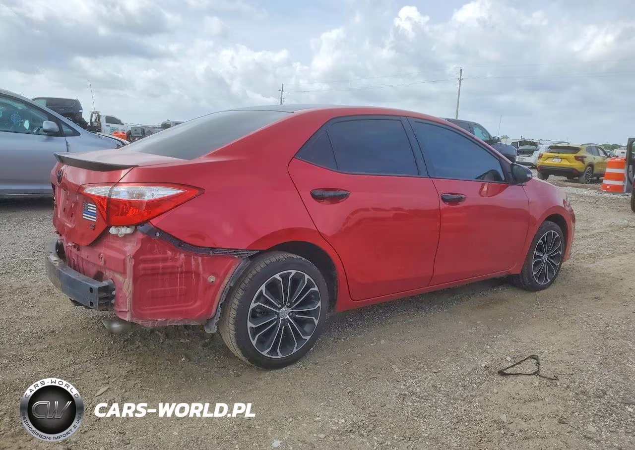 2014 Toyota Corolla S Plus VIN:5YFBURHE6EP024382 - 3