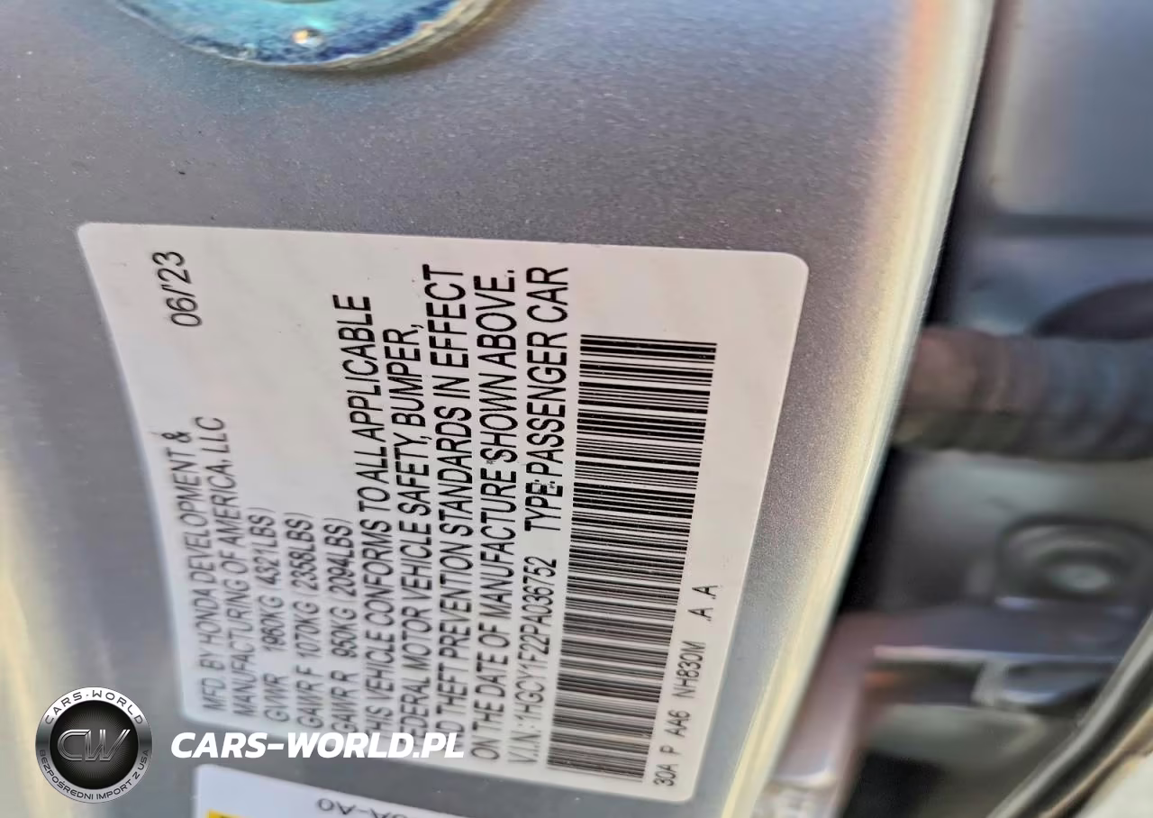 2023 Honda Accord Lx VIN:1HGCY1F22PA036752 - 13