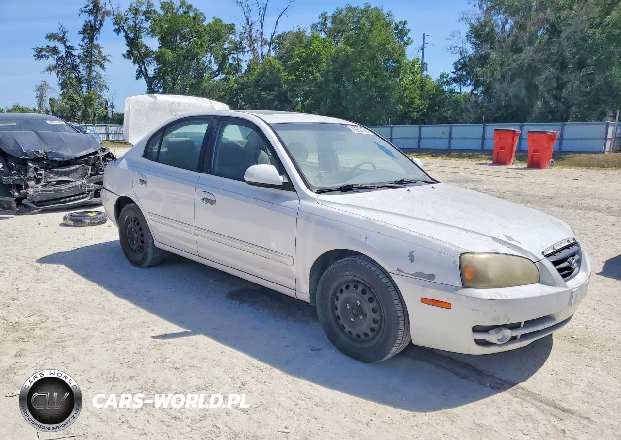 2005 Hyundai Elantra Gls VIN:KMHDN46D35U107186 - 4