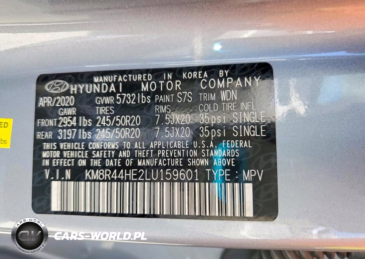 2020 Hyundai Palisade Sel VIN:KM8R44HE2LU159601 - 14