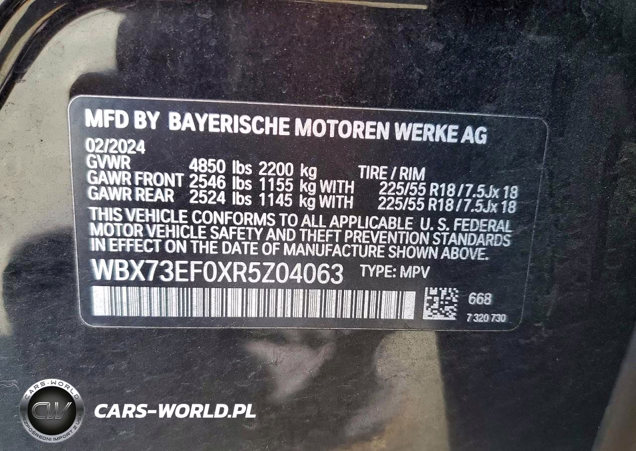 2024 BMW X1 xDrive28I VIN:WBX73EF0XR5Z04063 - 13