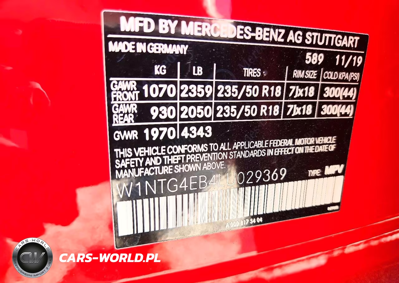 2020 Mercedes-Benz Gla 250 VIN:W1NTG4EB4LU029369 - 12