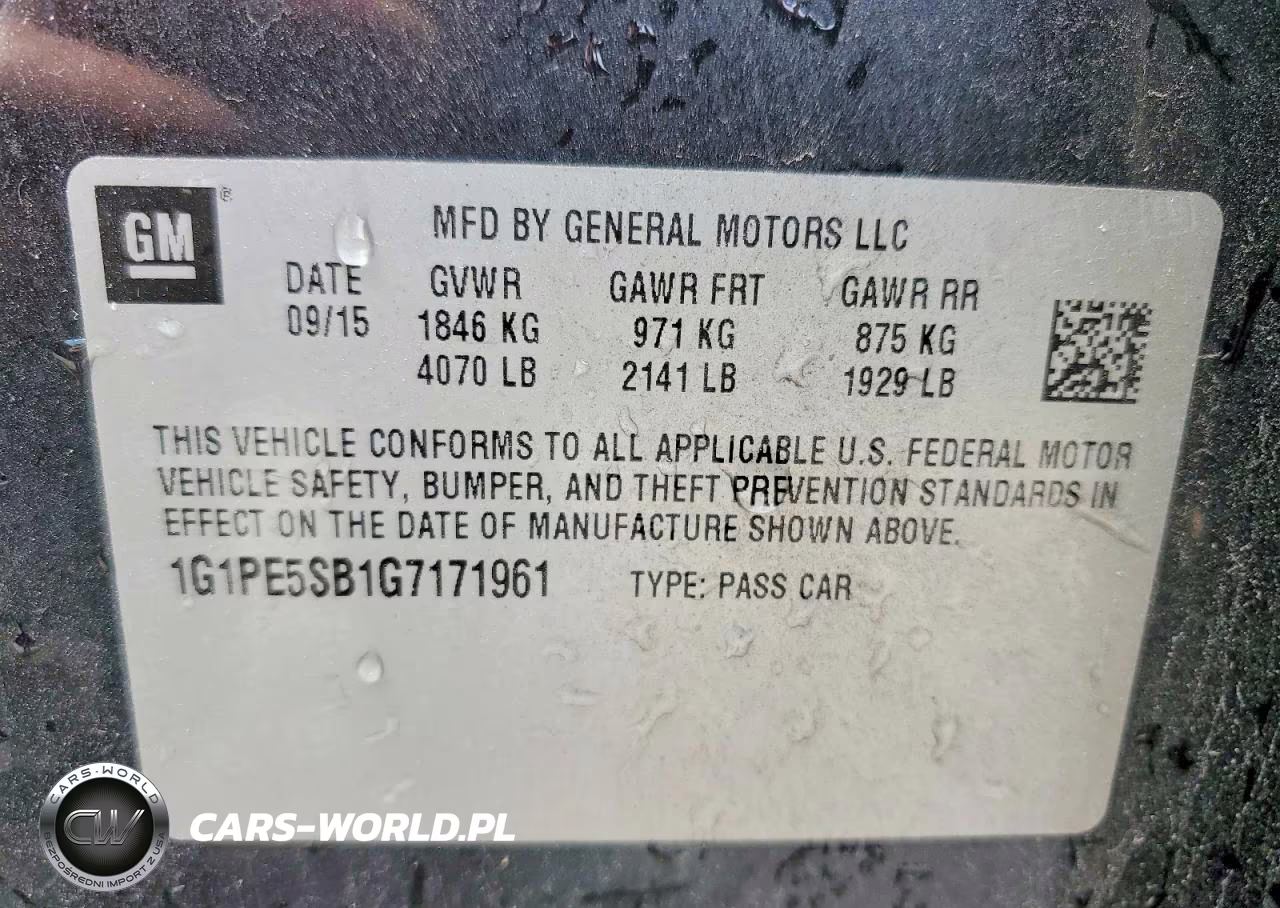 undefined VIN:1G1PE5SB1G7171961 - 12