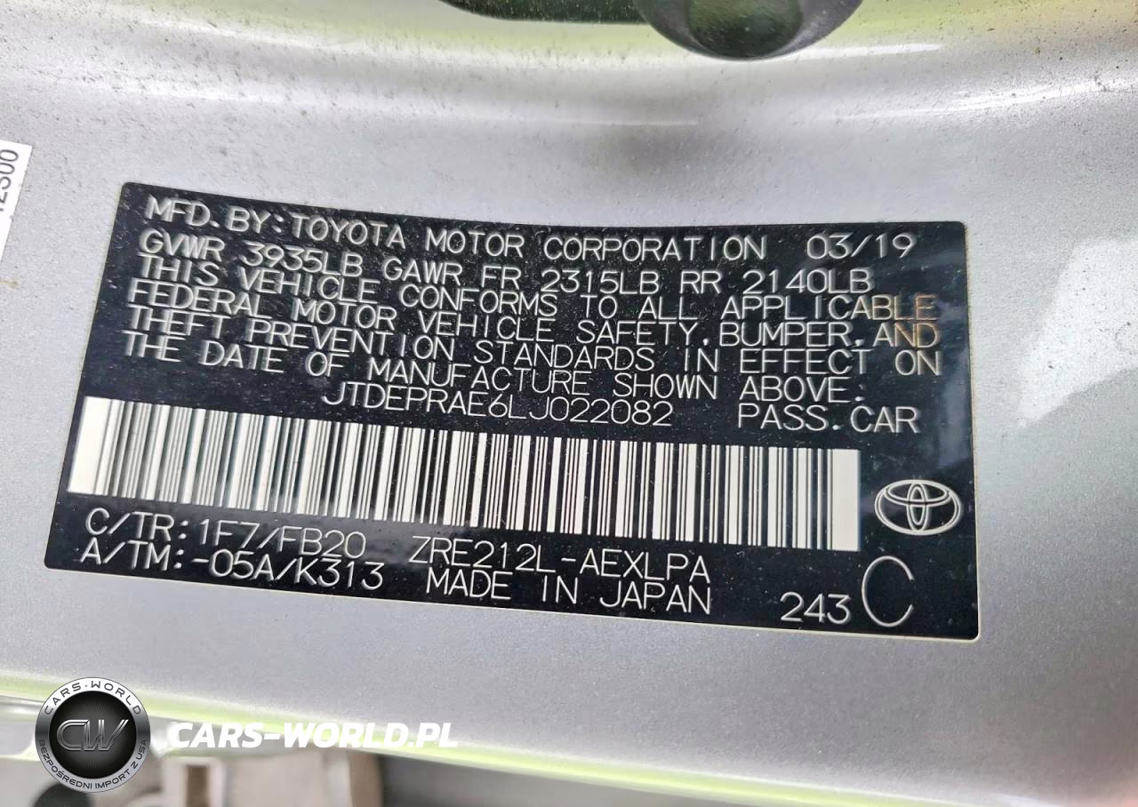 2020 Toyota Corolla Le VIN:JTDEPRAE6LJ022082 - 13