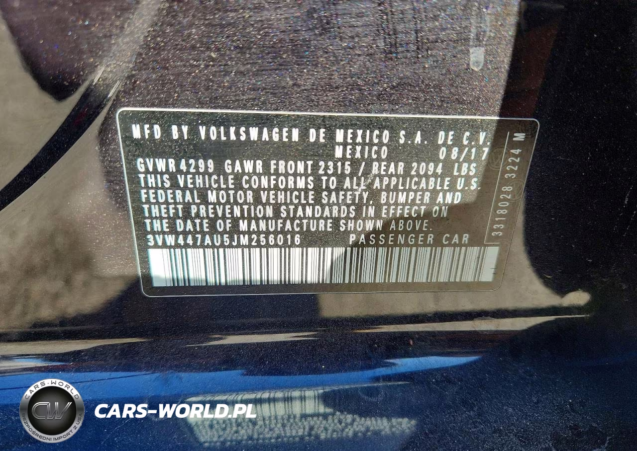 2018 Volkswagen Gti S VIN:3VW447AU5JM256016 - 12