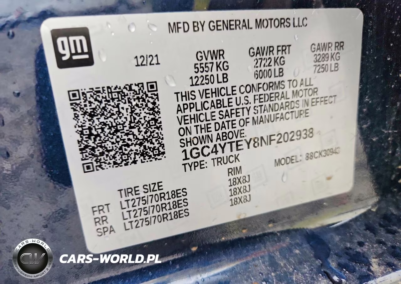 2022 Chevrolet Silverado K3500 Lt VIN:1GC4YTEY8NF202938 - 13