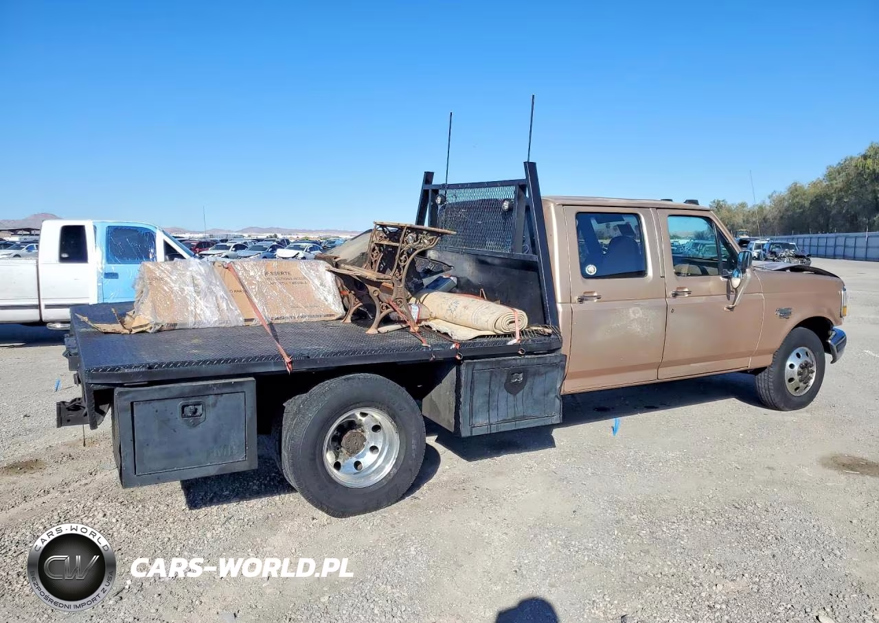 1997 Ford F350 Flatbed Truck VIN:1FTJW35F2VEC25810 - 3