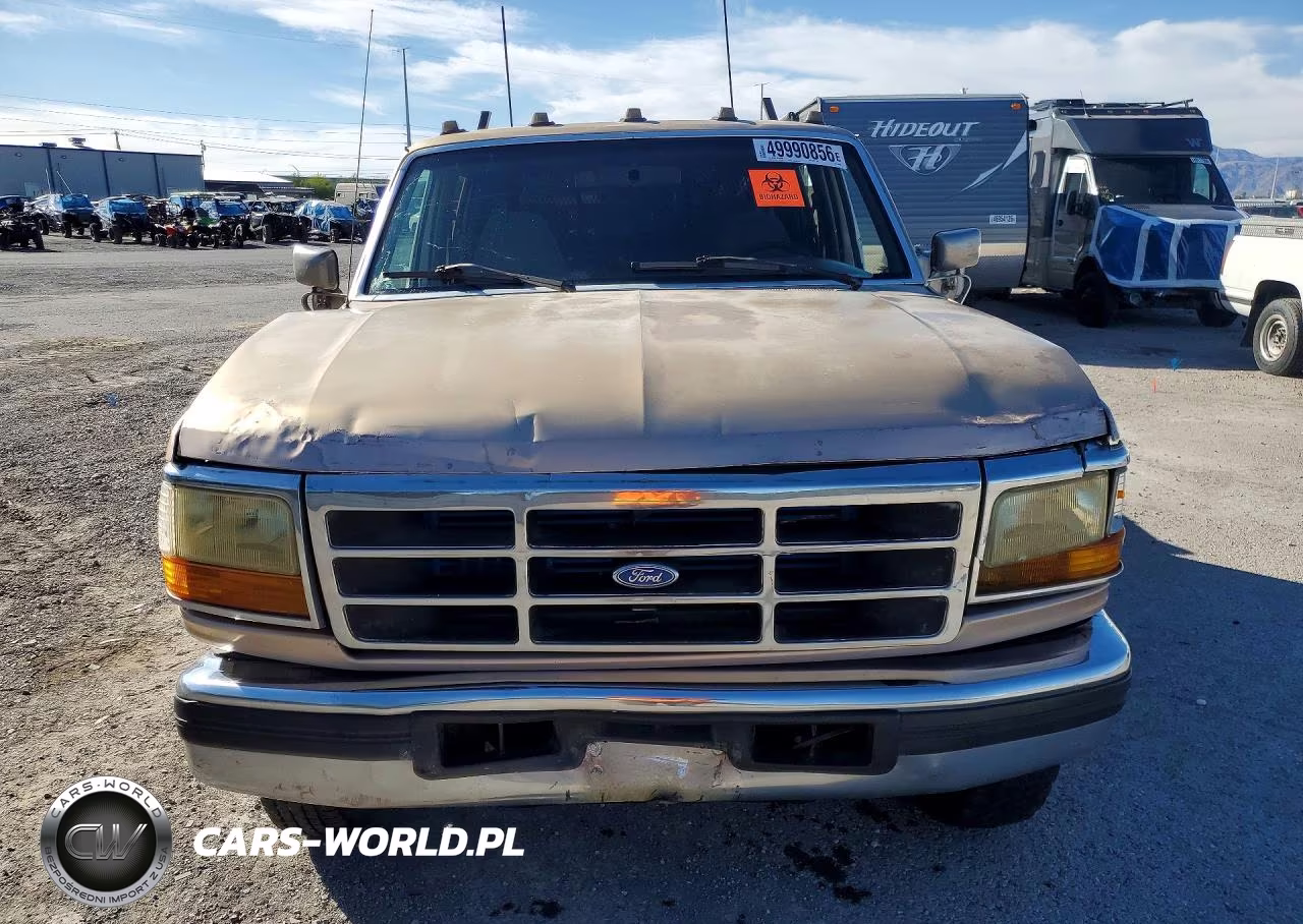 1997 Ford F350 Flatbed Truck VIN:1FTJW35F2VEC25810 - 5