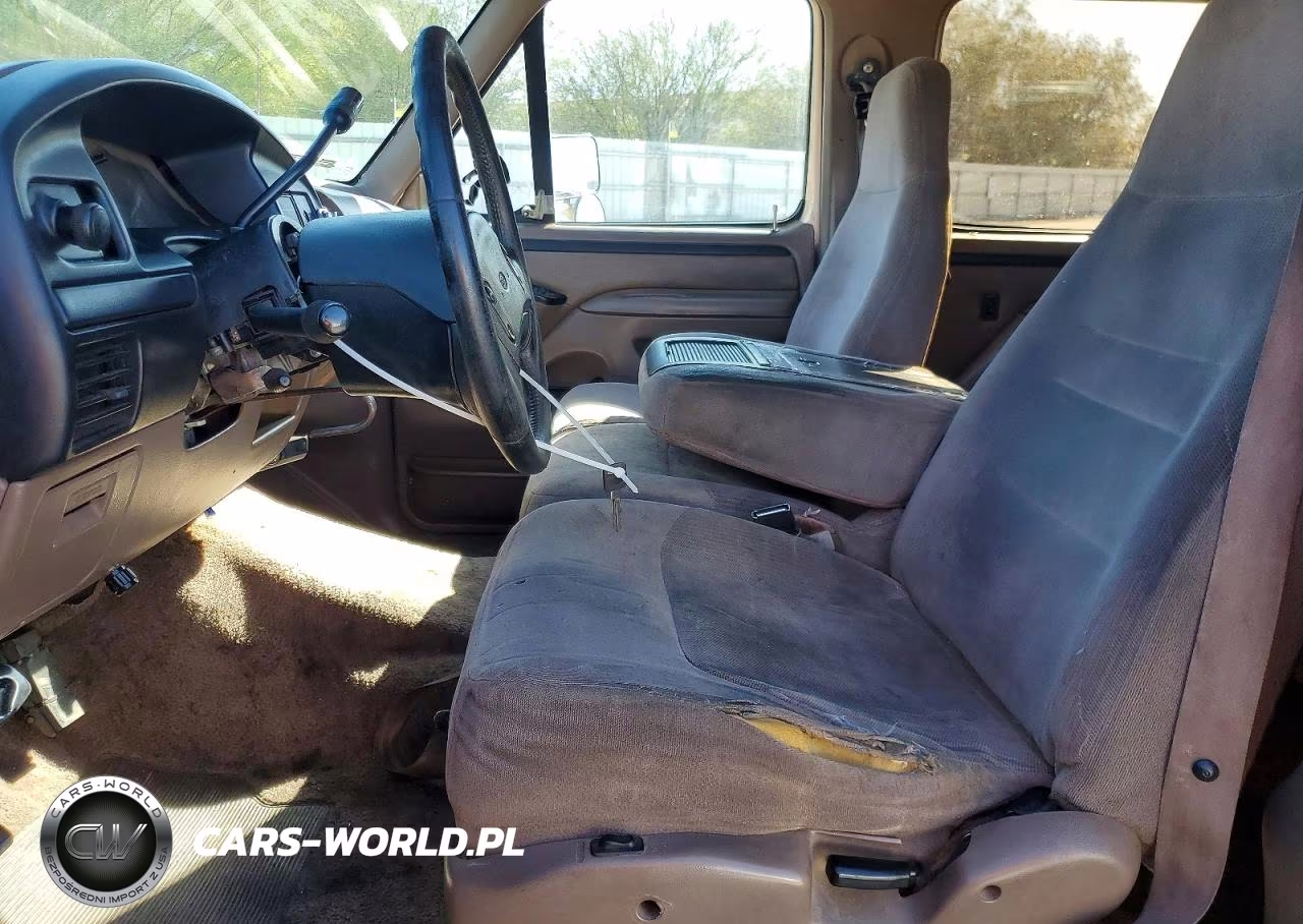1997 Ford F350 Flatbed Truck VIN:1FTJW35F2VEC25810 - 7