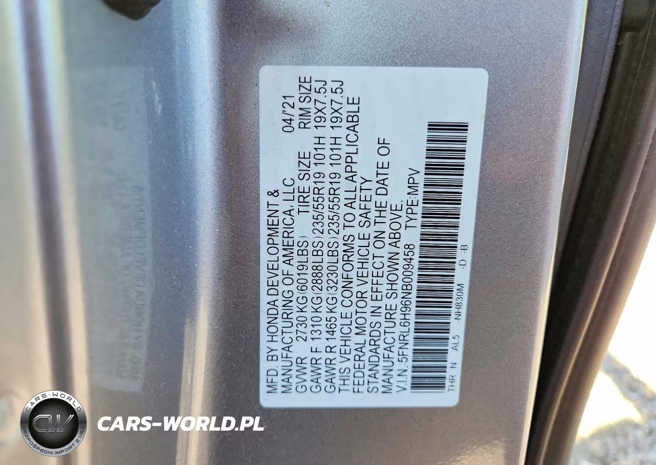 2022 Honda Odyssey Elite VIN:5FNRL6H96NB009458 - 13