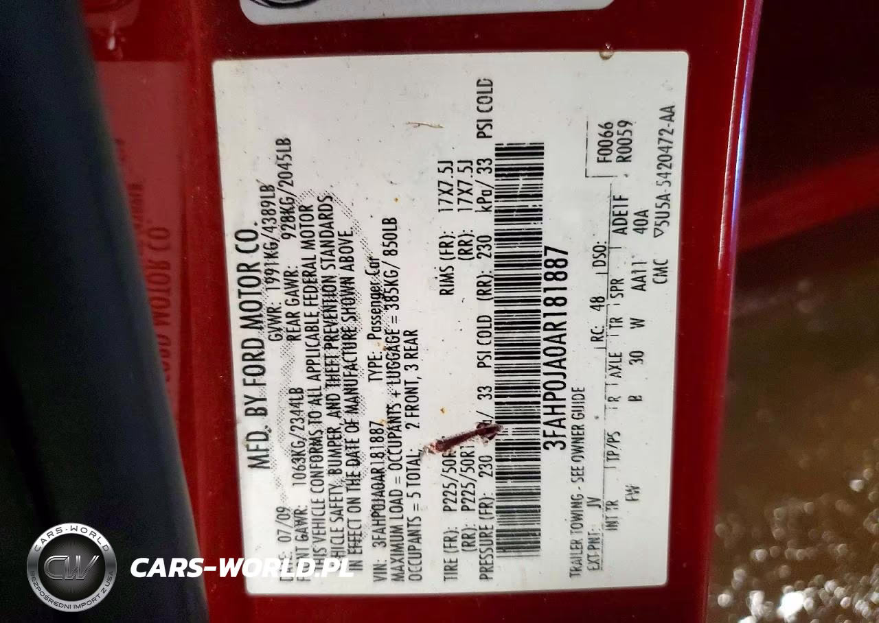 2010 Ford Fusion Sel VIN:3FAHP0JA0AR181887 - 13