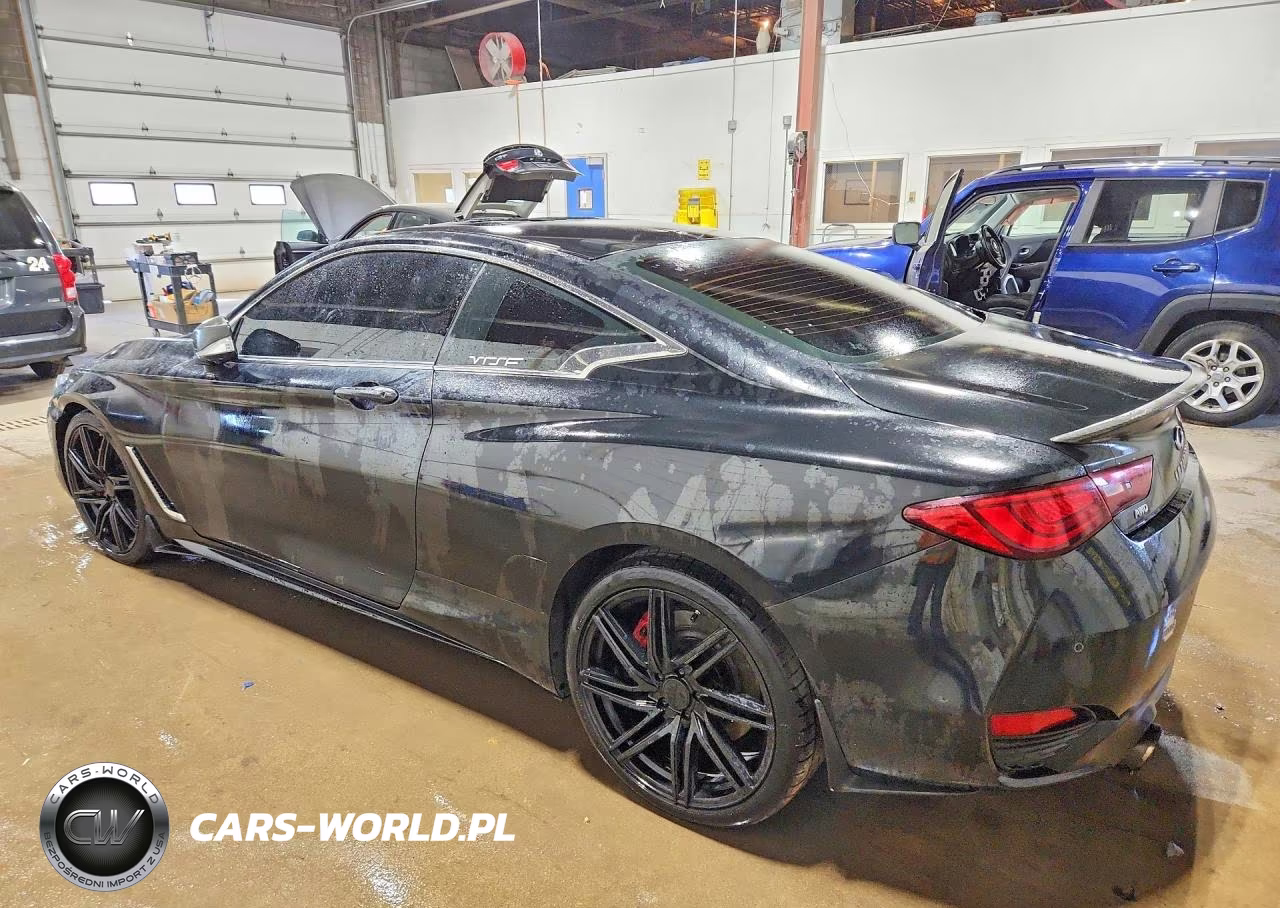 2018 Infiniti Q60 Red Sport 400 VIN:JN1FV7EL0JM630797 - 2