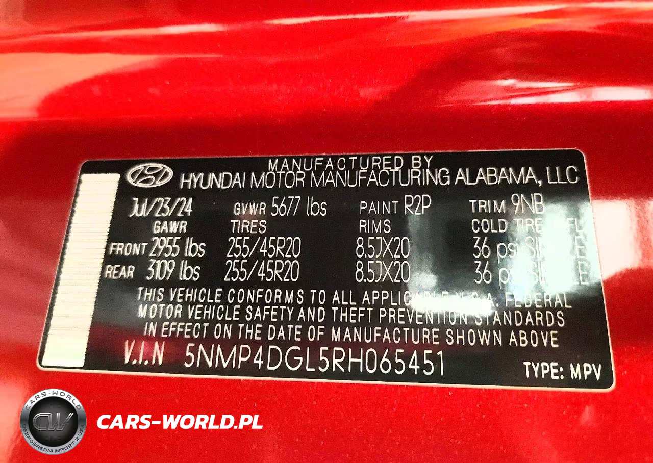 2024 Hyundai Santa Fe Limited VIN:5NMP4DGL5RH065451 - 13