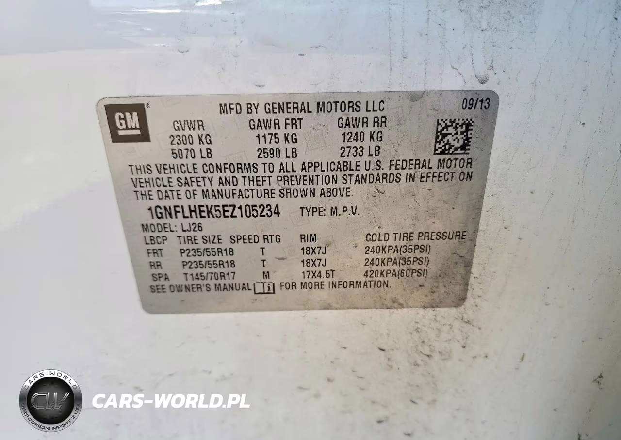 2014 Chevrolet Equinox Ltz VIN:1GNFLHEK5EZ105234 - 13