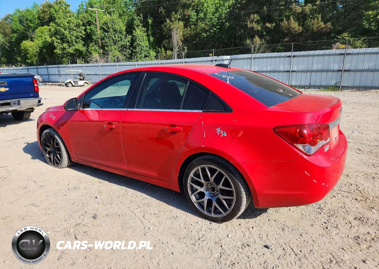 2015 Chevrolet Cruze Lt VIN:1G1PC5SB2F7272804 - 2