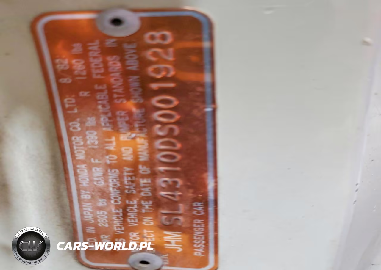 1983 Honda Civic 1.3 VIN:JHMSL4310DS001928 - 12