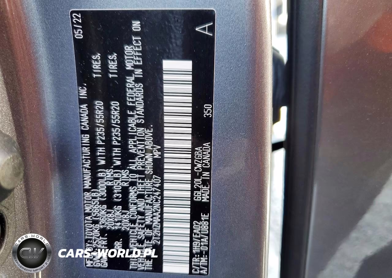 2022 Lexus Rx 350 VIN:2T2HZMAA2NC247407 - 13