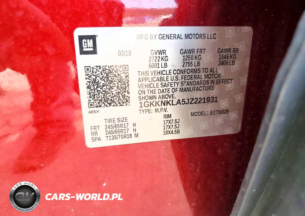 2018 GMC Acadia Sle VIN:1GKKNKLA5JZ221931 - 13