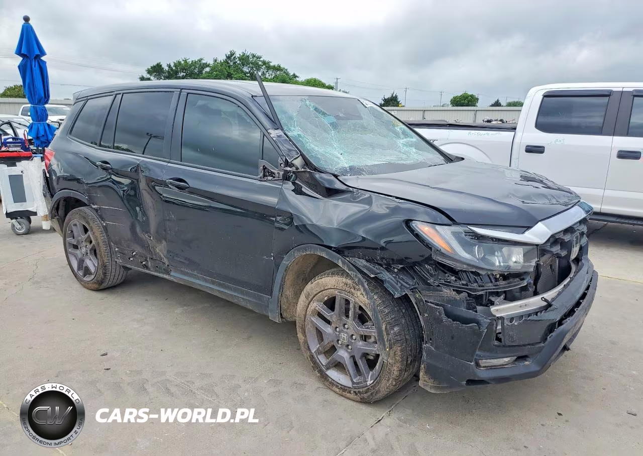 2022 Honda Passport Exl VIN:5FNYF7H54NB003387 - 4