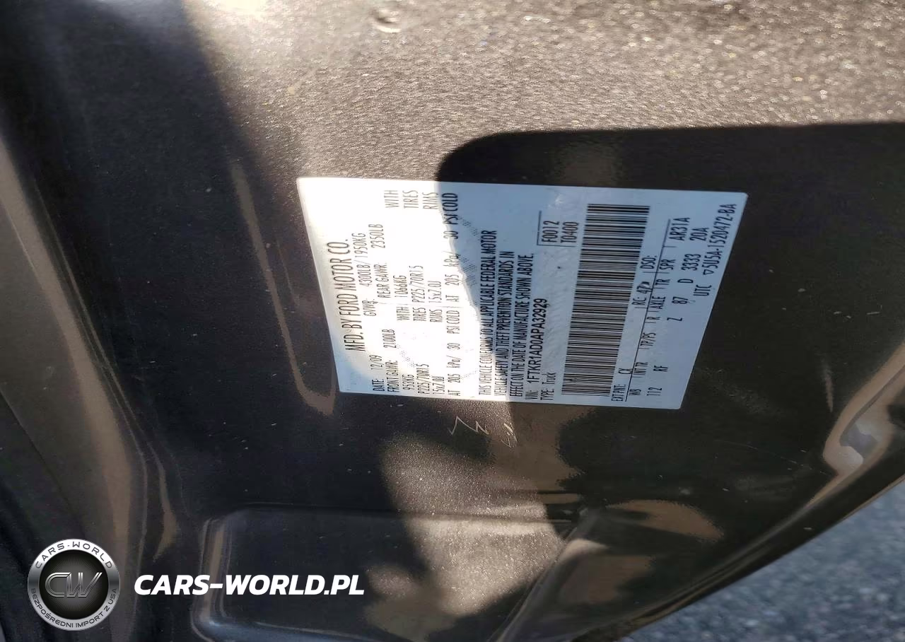 2010 Ford Ranger VIN:1FTKR1AD0APA32929 - 12