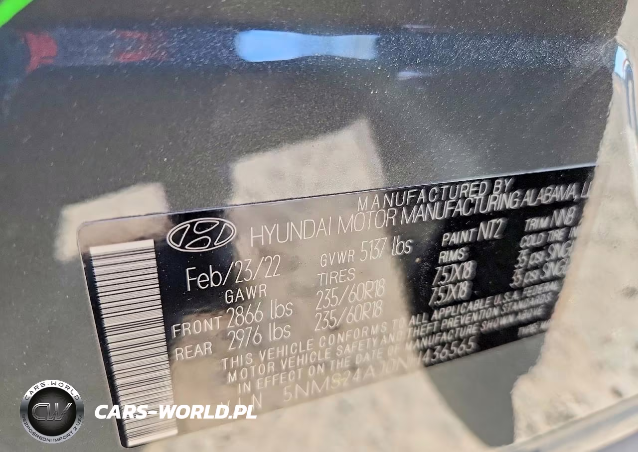 2022 Hyundai Santa Fe Sel VIN:5NMS24AJ0NH436565 - 13