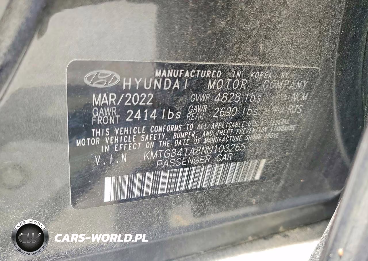 2022 Genesis G70 2.0T VIN:KMTG34TA8NU103265 - 13