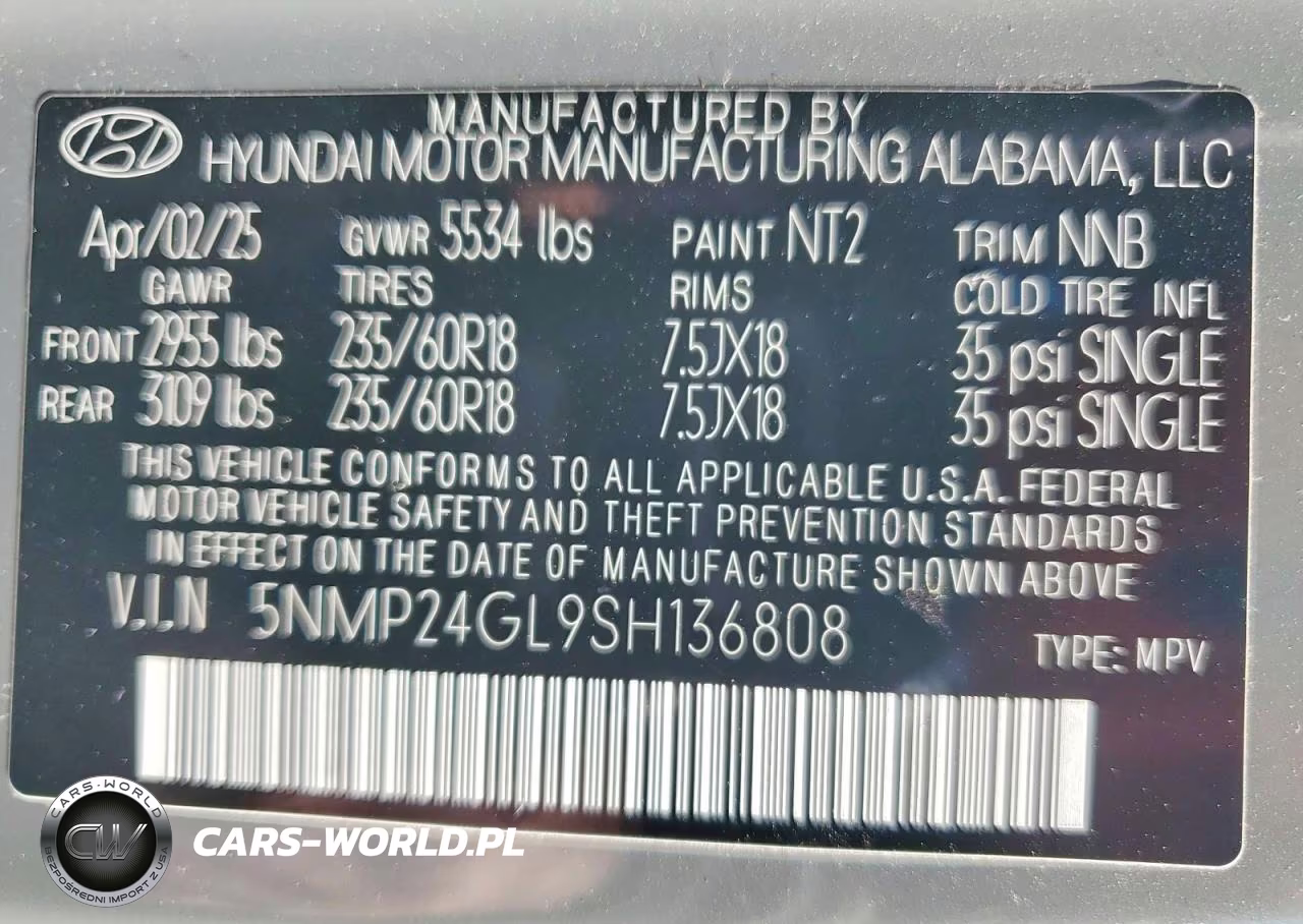 2025 Hyundai Santa Fe Sel VIN:5NMP24GL9SH136808 - 13