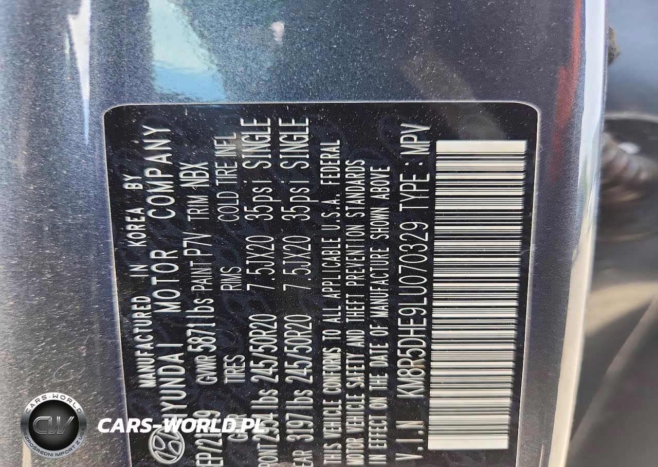2020 Hyundai Palisade Limited VIN:KM8R5DHE9LU070329 - 13