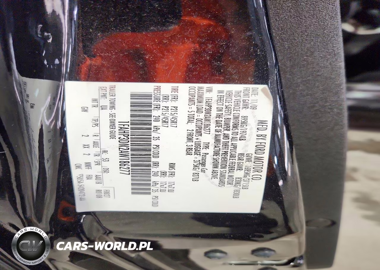 2010 Ford Focus Ses VIN:1FAHP3DN2AW186277 - 12