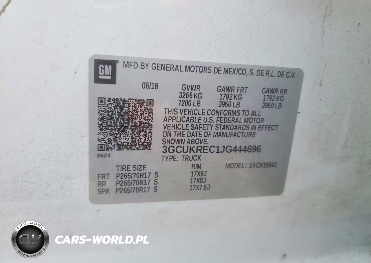 2018 Chevrolet Silverado K1500 Lt VIN:3GCUKREC1JG444696 - 12