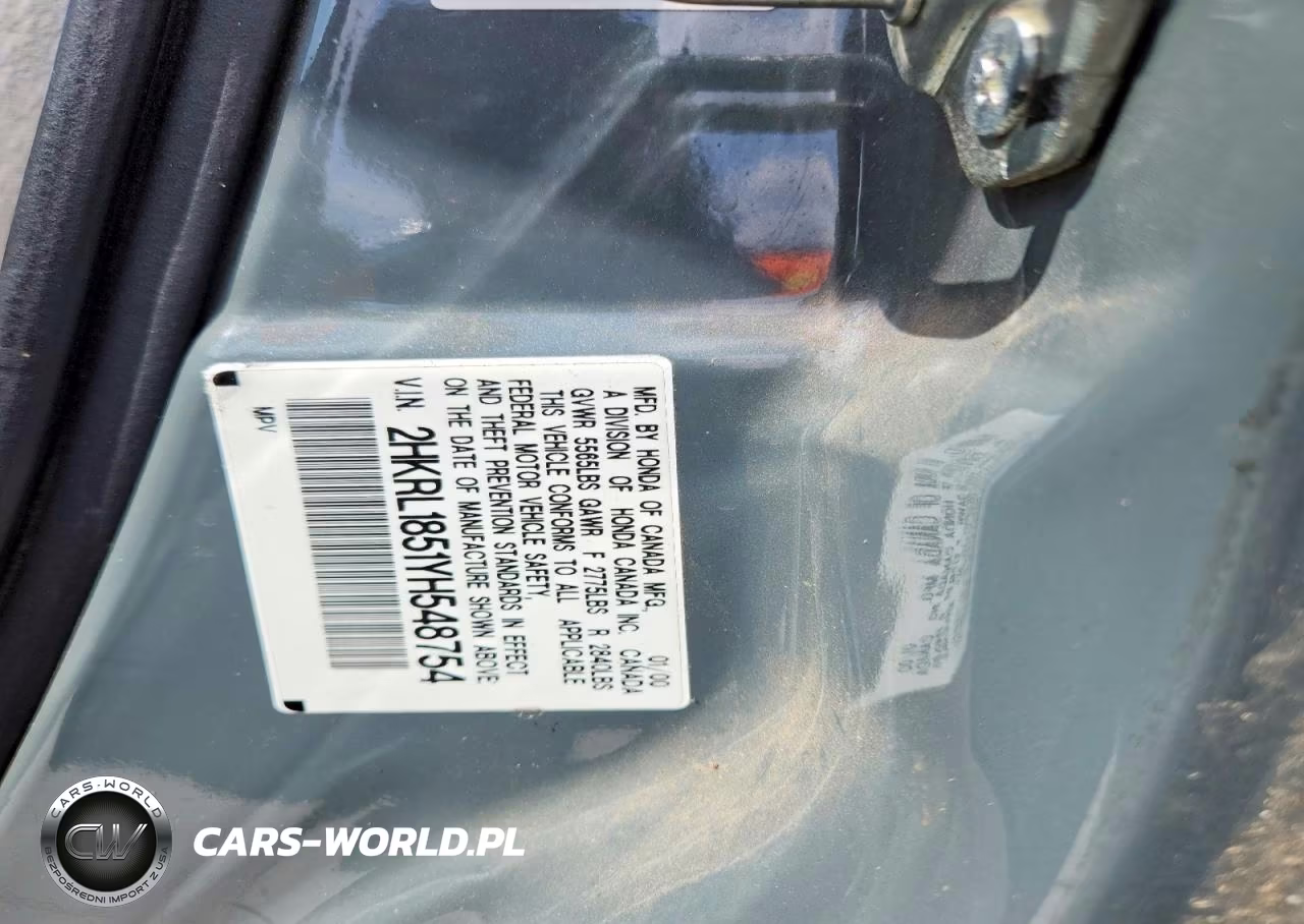 2000 Honda Odyssey Lx VIN:2HKRL1851YH548754 - 13