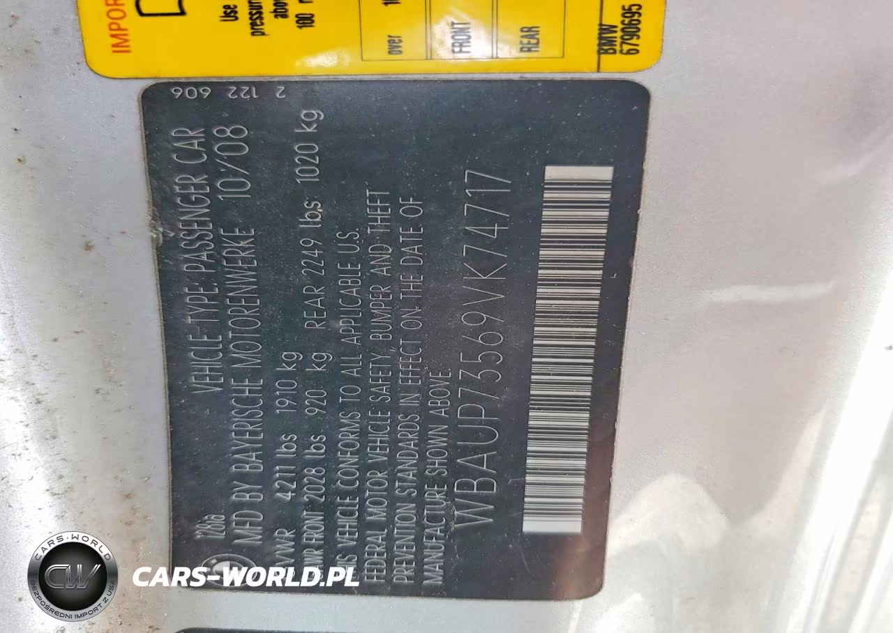 2009 BMW 128 I VIN:WBAUP73569VK74717 - 12