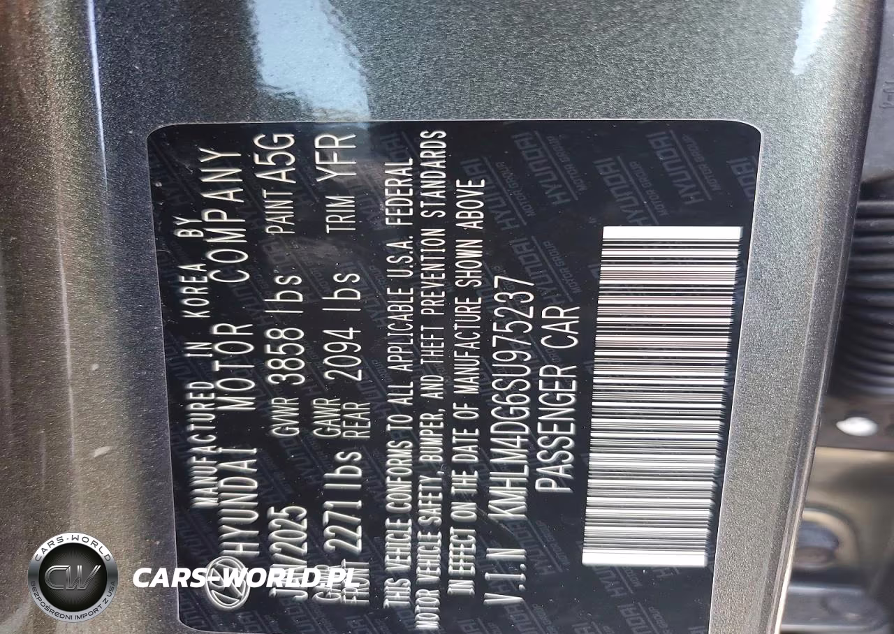 2025 Hyundai Elantra Sel Sport VIN:KMHLM4DG6SU975237 - 12