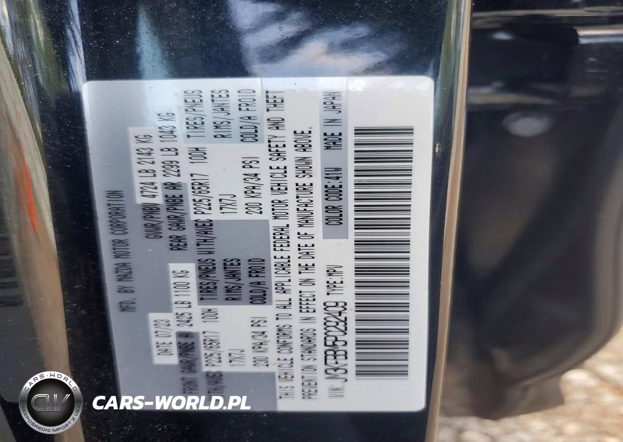 2023 Mazda Cx-5 Select VIN:JM3KFBBM5P0292409 - 13