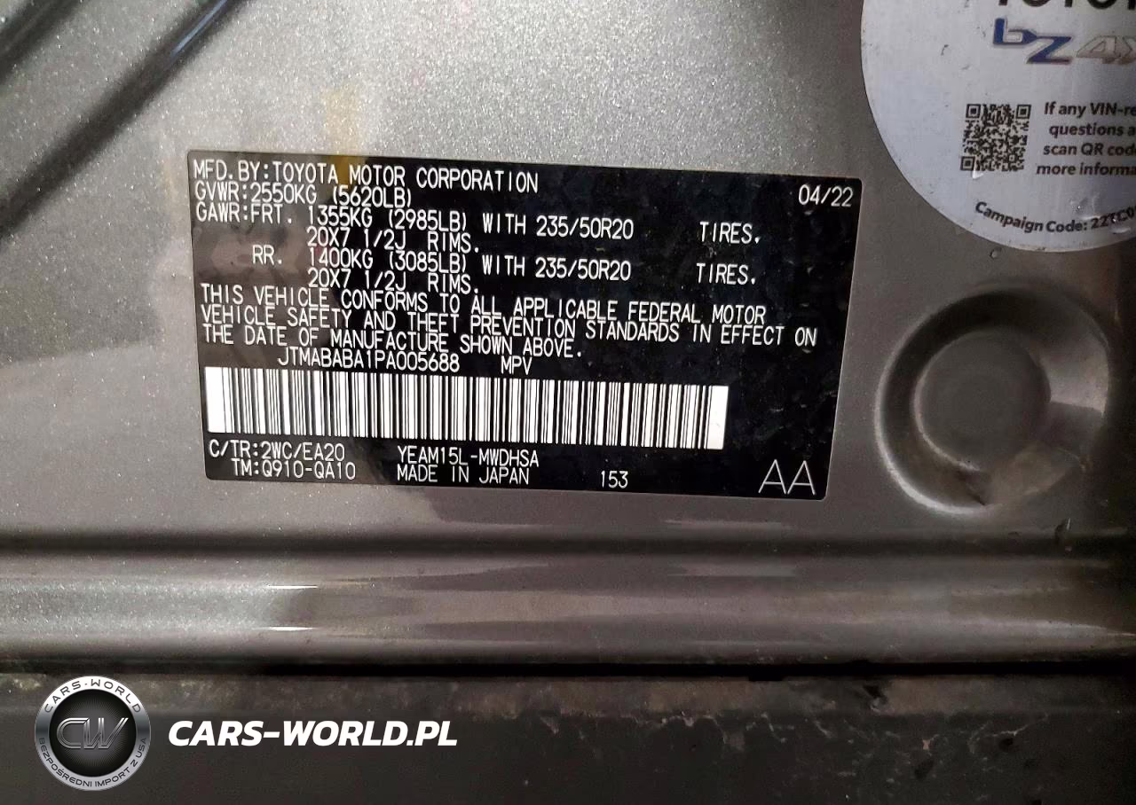 2023 Subaru Solterra Premium VIN:JTMABABA1PA005688 - 13