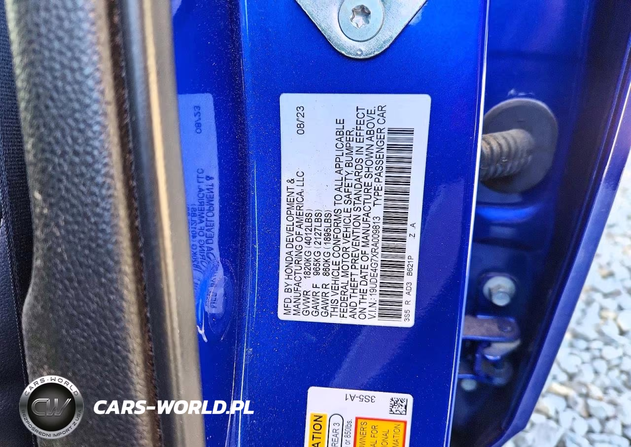 2024 Acura Integra A-Spec Tech VIN:19UDE4G7XRA009813 - 12