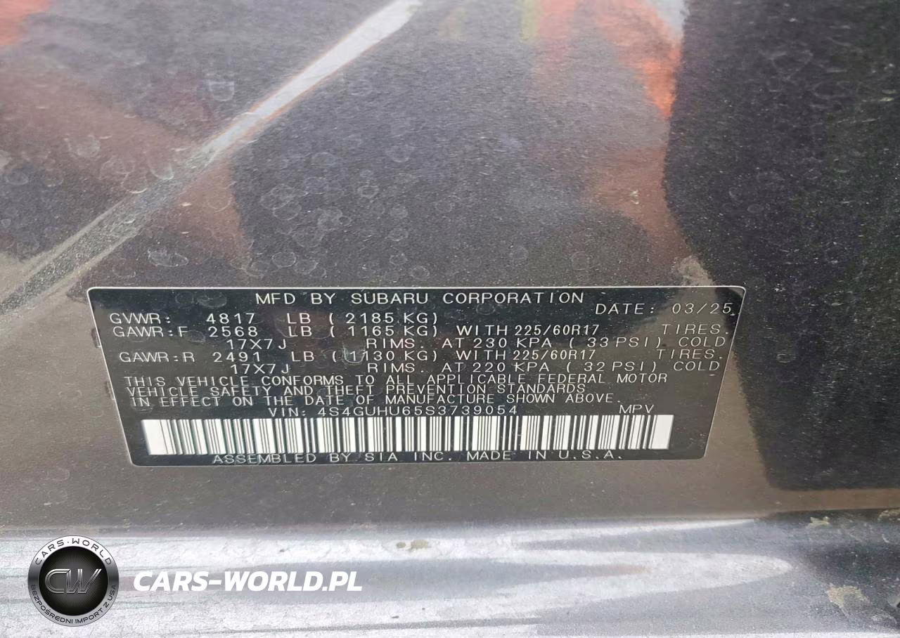 2025 Subaru Crosstrek Wilderness VIN:4S4GUHU65S3739054 - 12