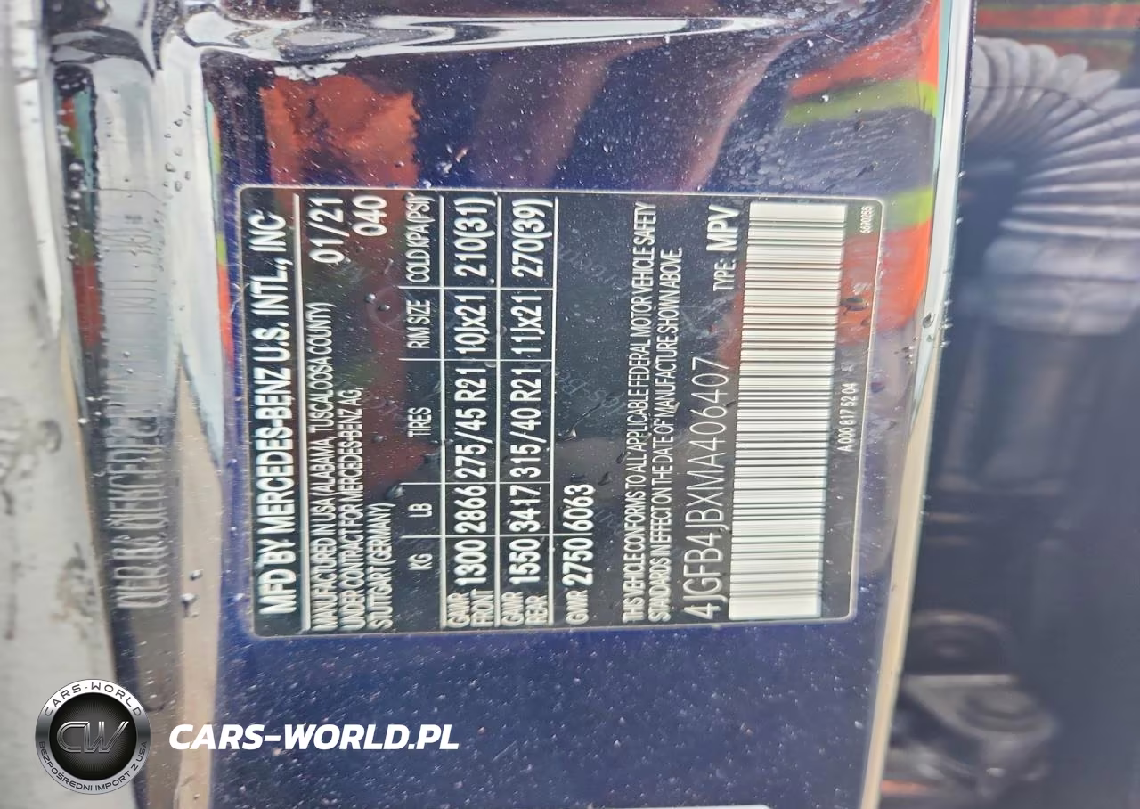 2021 Mercedes-Benz Gle 350 VIN:4JGFB4JBXMA406407 - 13