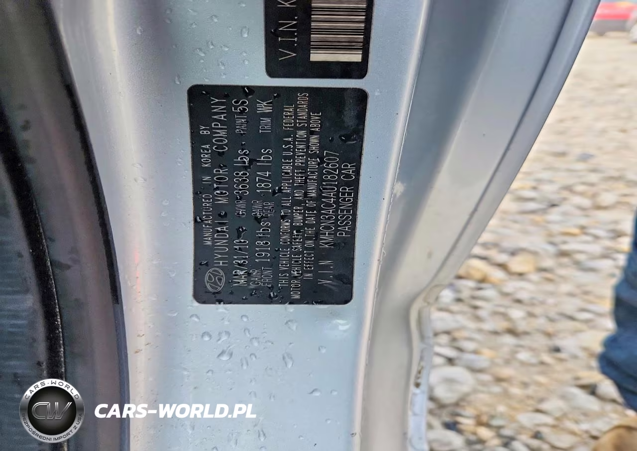 2010 Hyundai Accent Se VIN:KMHCN3AC4AU182607 - 12