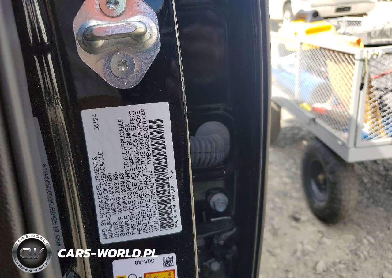 2024 Honda Accord Ex VIN:1HGCY1F36RA070074 - 13