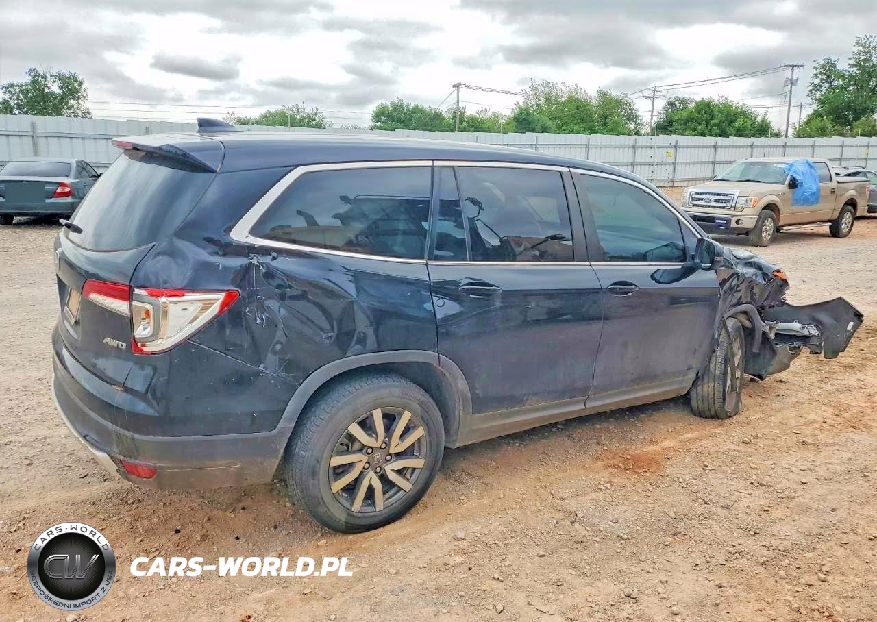 2021 Honda Pilot Exl VIN:5FNYF6H53MB100654 - 3