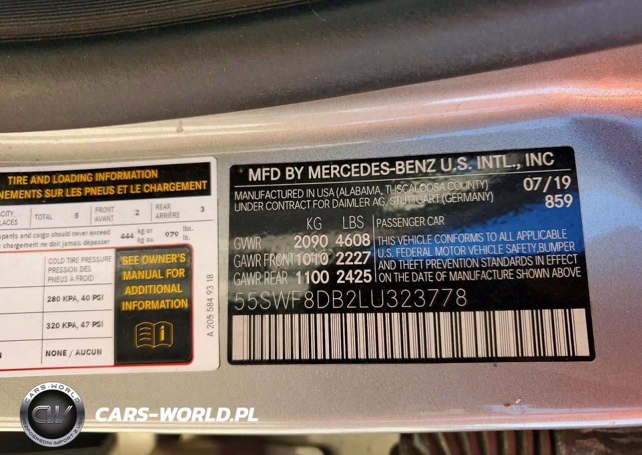 2020 Mercedes-Benz C 300 VIN:55SWF8DB2LU323778 - 12