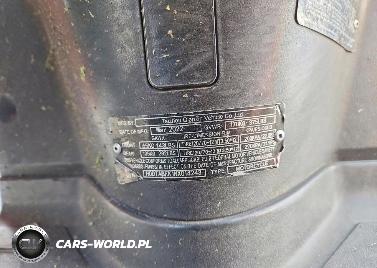 2022 Other Automobile Other VIN:H0DTABFK1NX014243 - 8