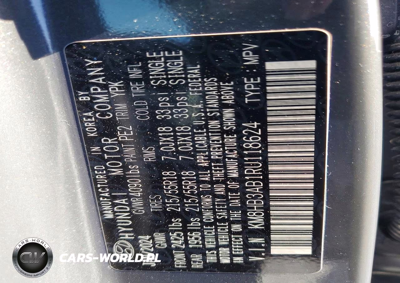 2024 Hyundai Kona Sel VIN:KM8HB3AB1RU118624 - 13
