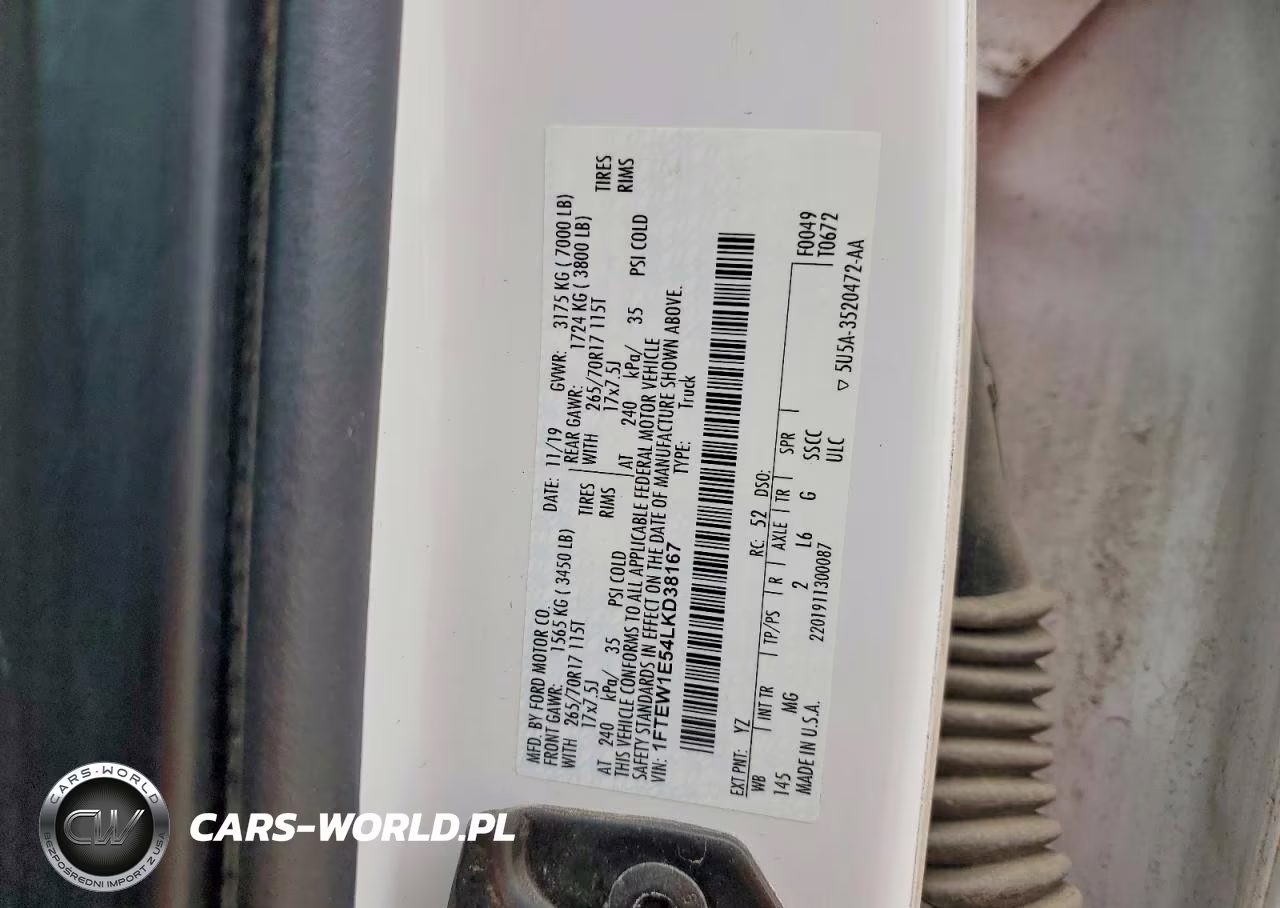2020 Ford F150 Xlt VIN:1FTEW1E54LKD38167 - 13