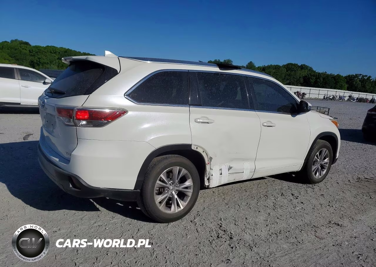 2015 Toyota Highlander Xle VIN:5TDKKRFH4FS072314 - 3