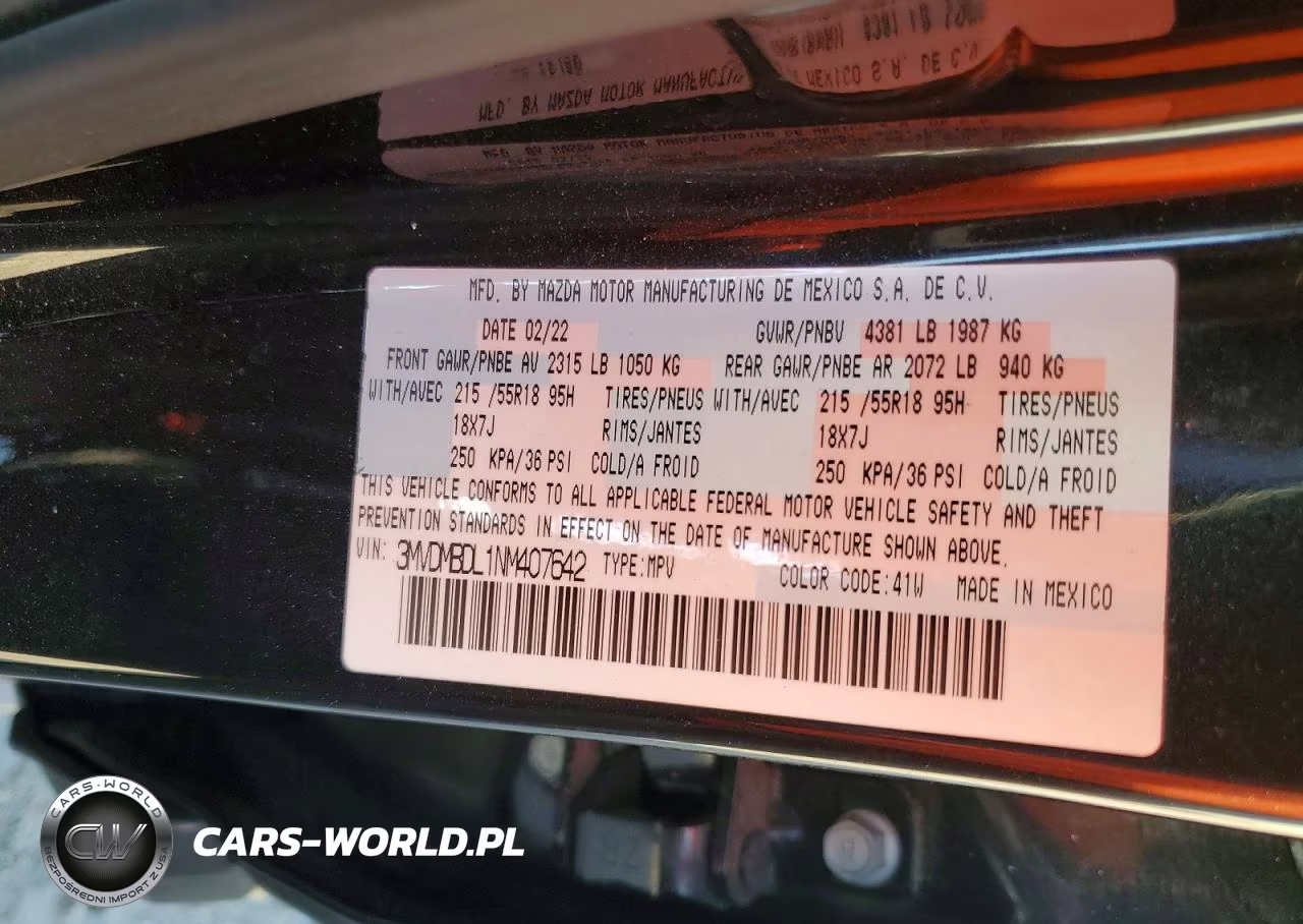 2022 Mazda Cx-30 Premium VIN:3MVDMBDL1NM407642 - 14
