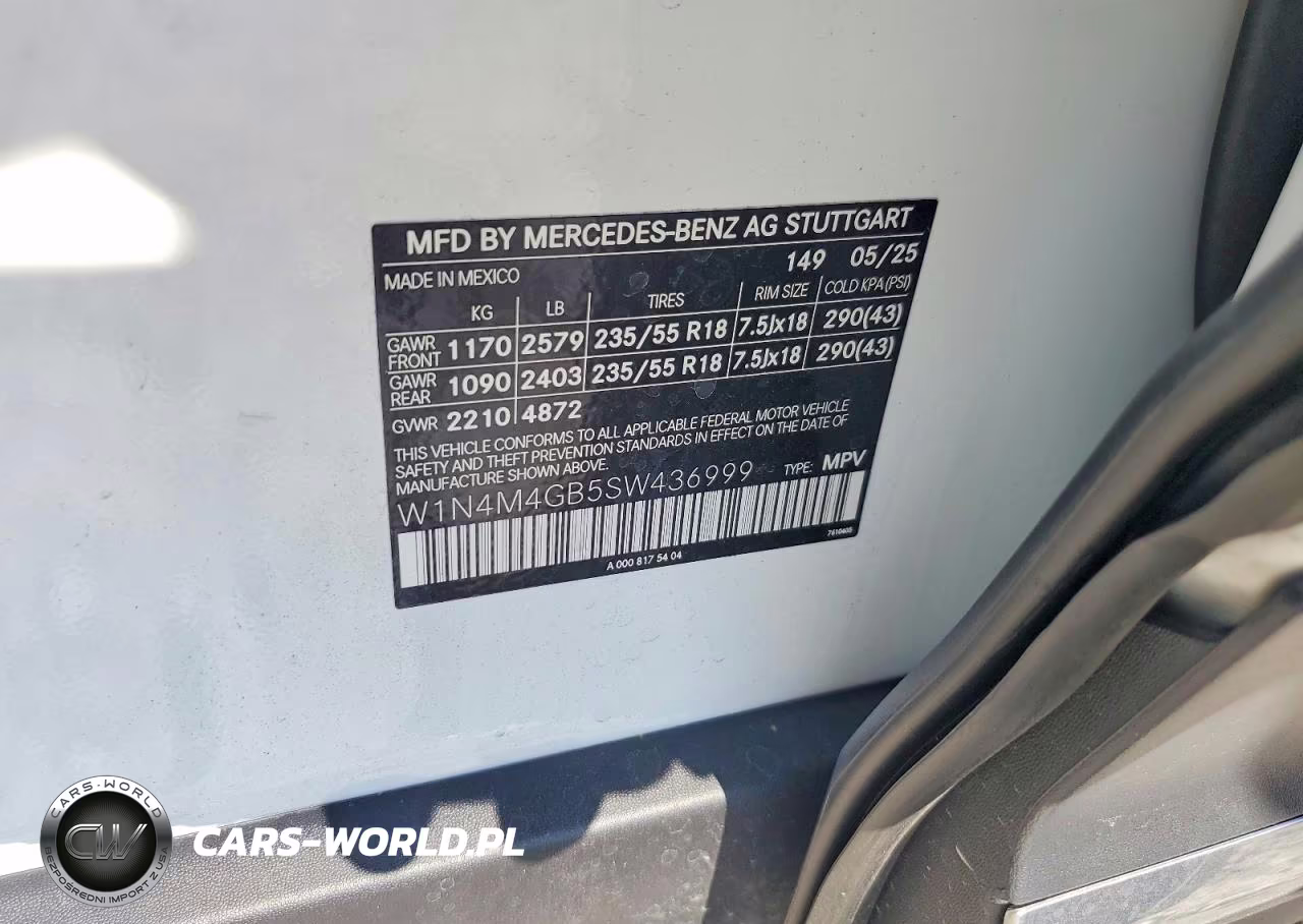 2025 Mercedes-Benz Glb 250 VIN:W1N4M4GB5SW436999 - 12