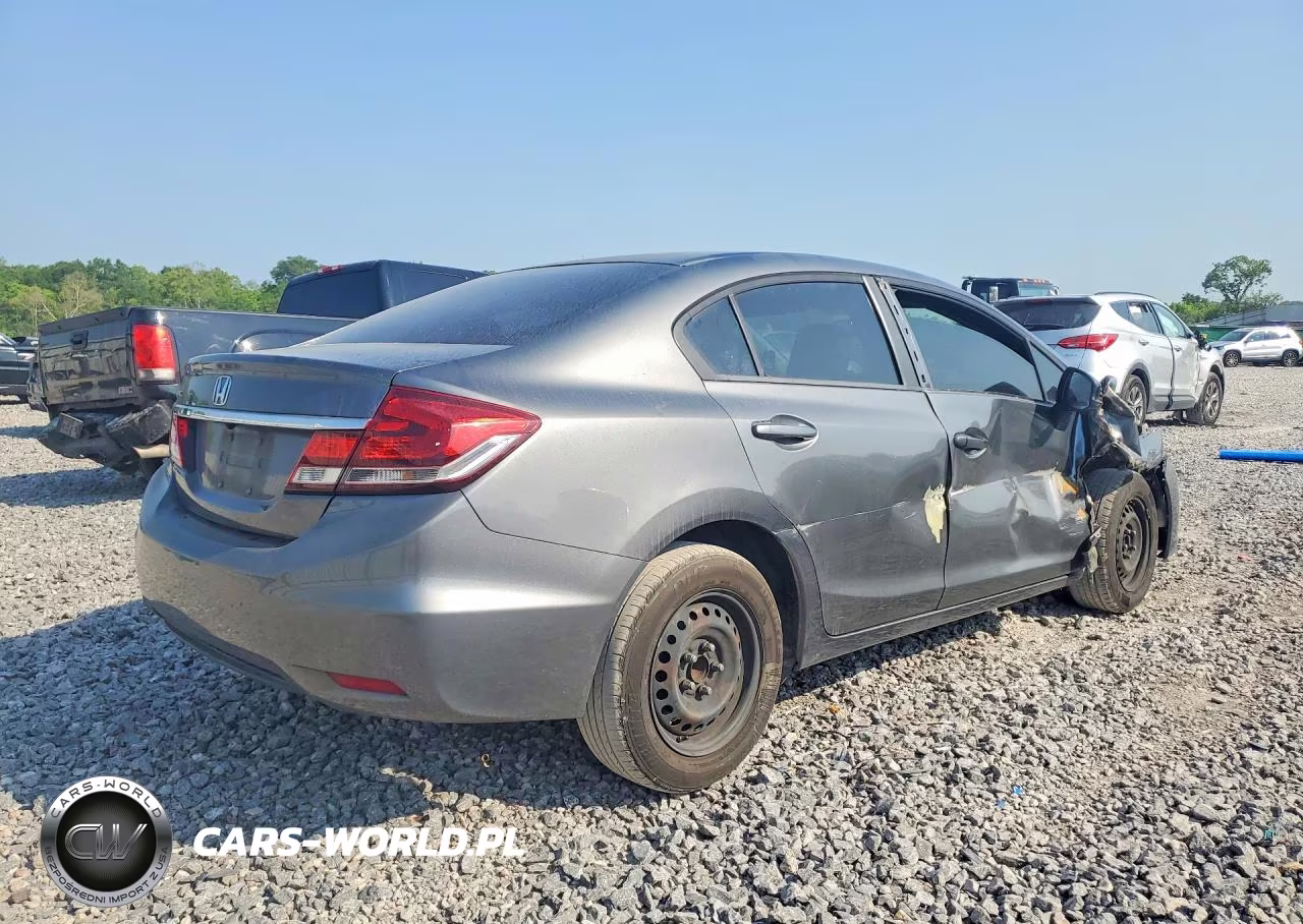 2013 Honda Civic Lx VIN:19XFB2F50DE095014 - 3